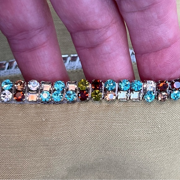 NWOT Sandro Rhinestone Waist Olariane Midi Skirt-w/ missing crystals/dropped hem - Picture 12 of 16